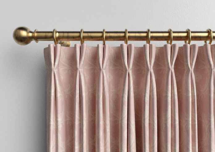 Trellis Prints, Vine and Bloom Rosies Pink - Made to Measure Curtains - Image 10